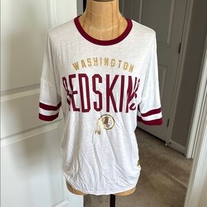 Washington Redskins White and Red T-Shirt